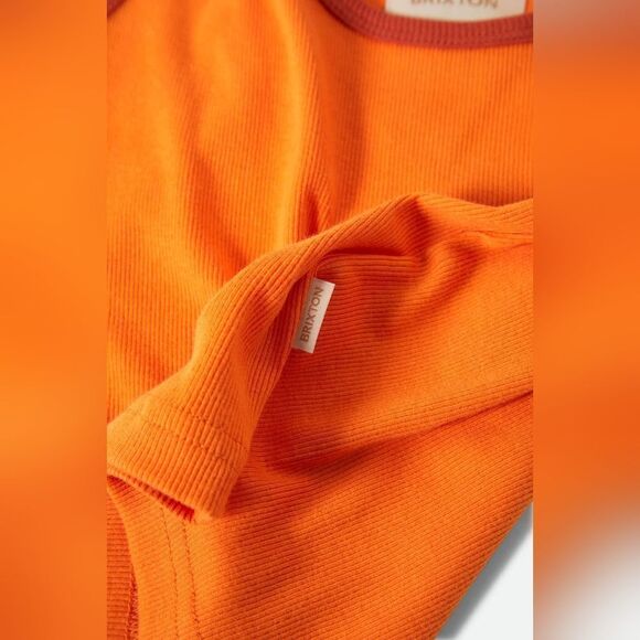 Brixton Orange Tank Top with Red Trim - Picture 5 of 6